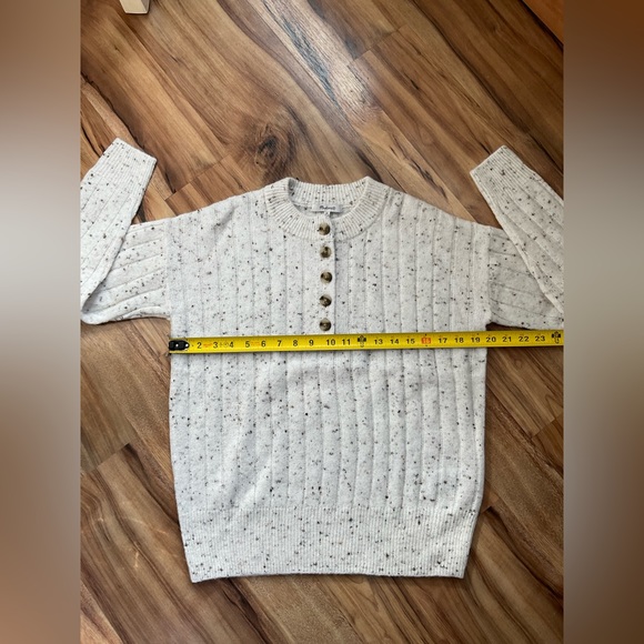 NWOT, Madewell, Bowden Henley Sweater in Coziest Yarn, Women’s Size XS - Picture 12 of 12